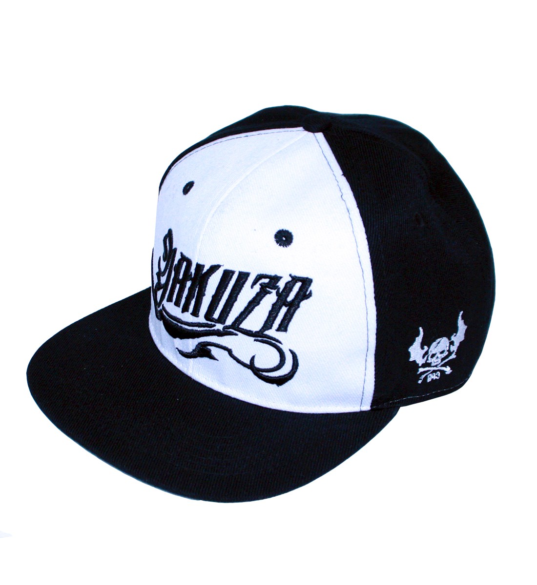Yakuza Basecap, white/black