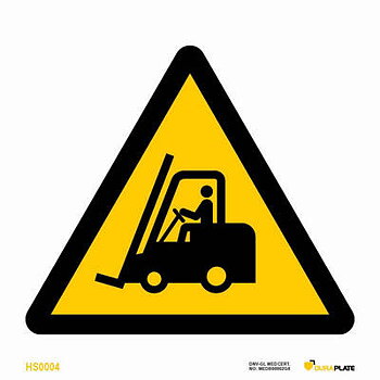 Varningsskylt (WSS) "Industrifordon" - IMPA 33.7503