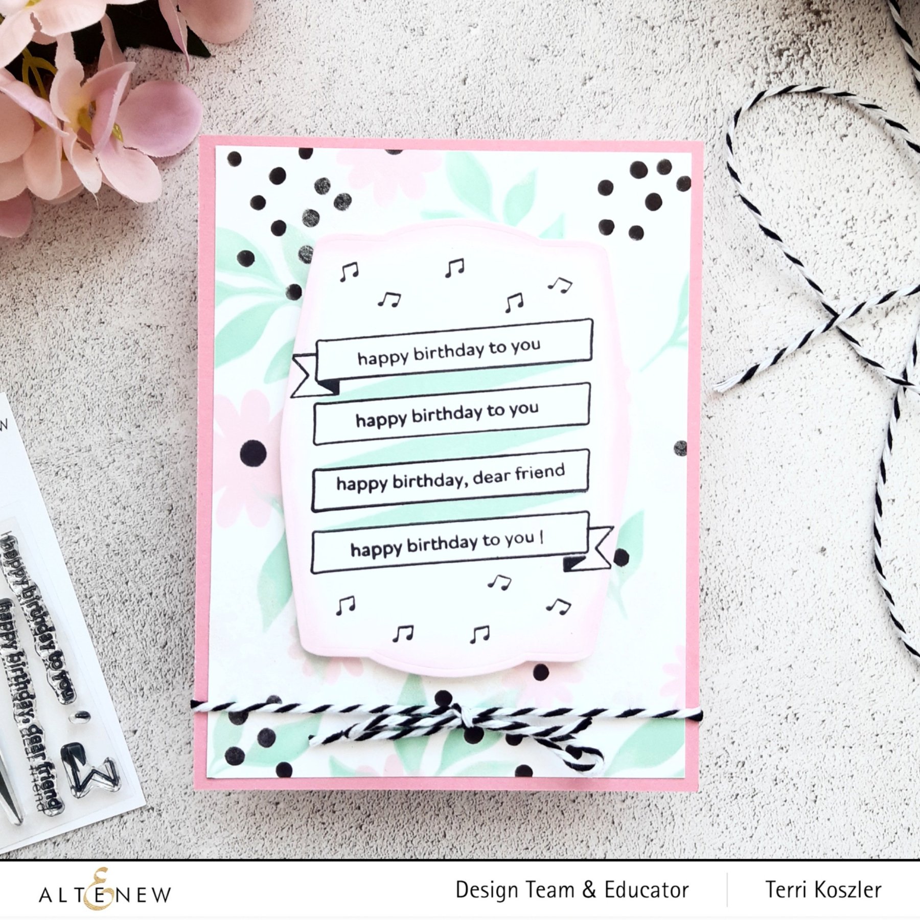 ALTENEW -Mini Delight: Birthday Banner Stamp & Die Set - 15