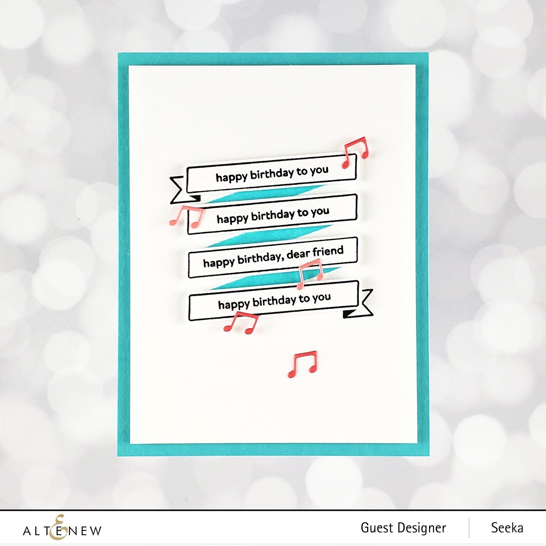 ALTENEW -Mini Delight: Birthday Banner Stamp & Die Set - 13