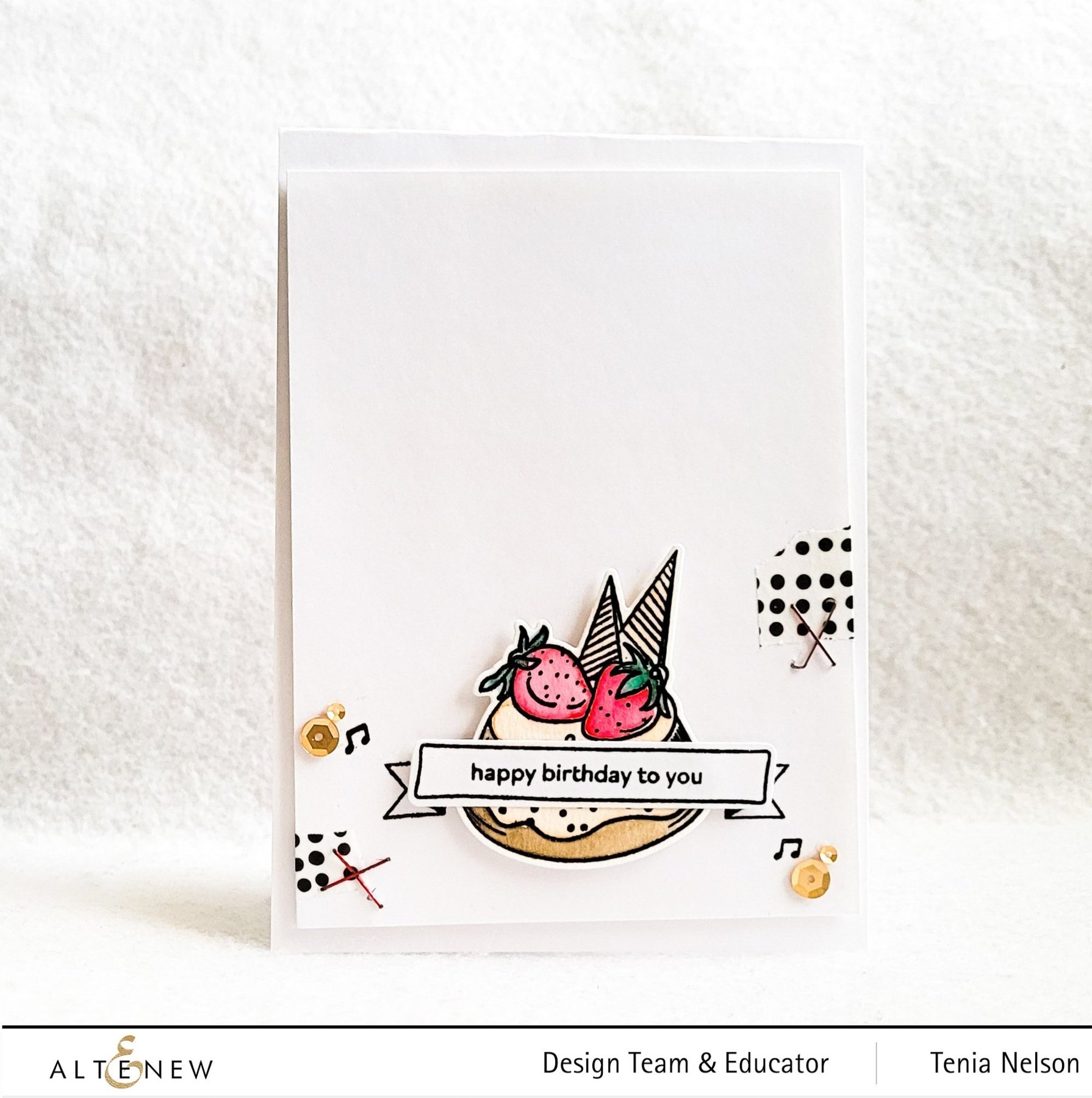 ALTENEW -Mini Delight: Birthday Banner Stamp & Die Set - 14