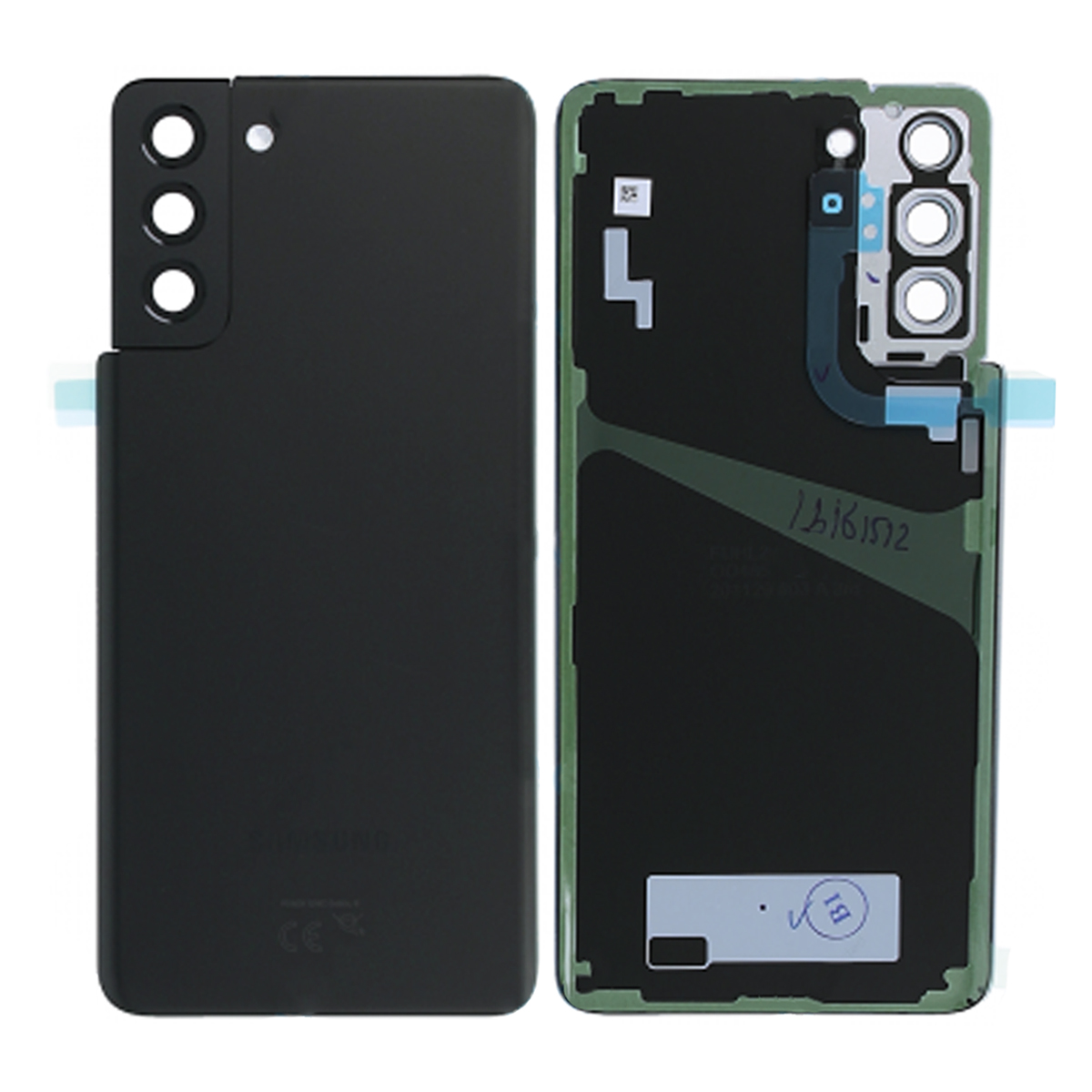 Samsung Galaxy S21 Plus 5G Baksida Med Tejp - Phantom Black