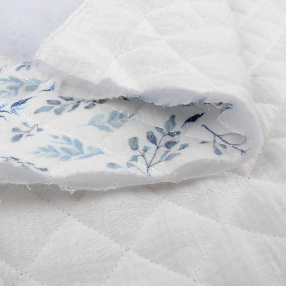 QUILT MUSLIN - BLUE MEADOW - 2