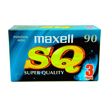 Kassettband Maxell SQ 90, 3-pack