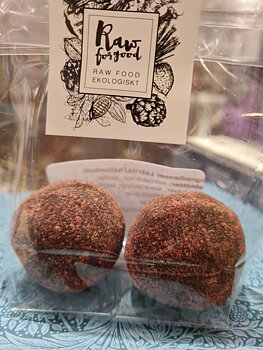 Hallon/Lakritsboll 2-pack rawfood