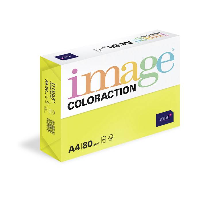 Image A4 80g neongul 500/fp
