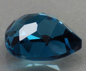 Piedra preciosa de topacio azul de Londres natural genuina de lujo de 3,51 quilates - 2