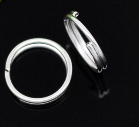 Splitring, silver 7mm - 2