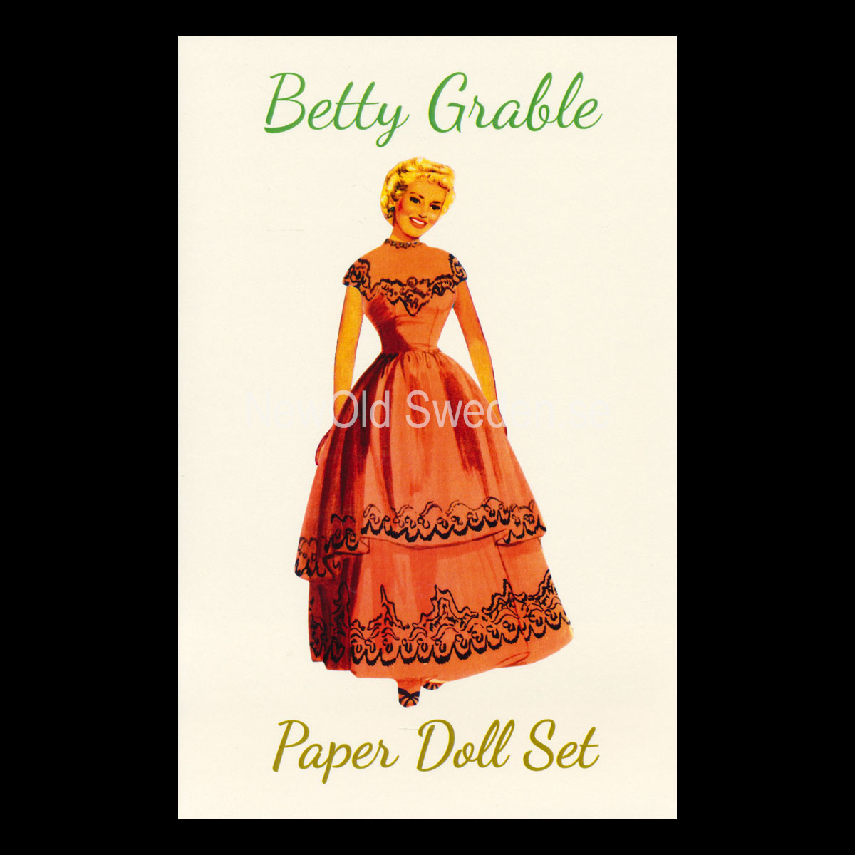 Betty Grable - Paper Doll Set