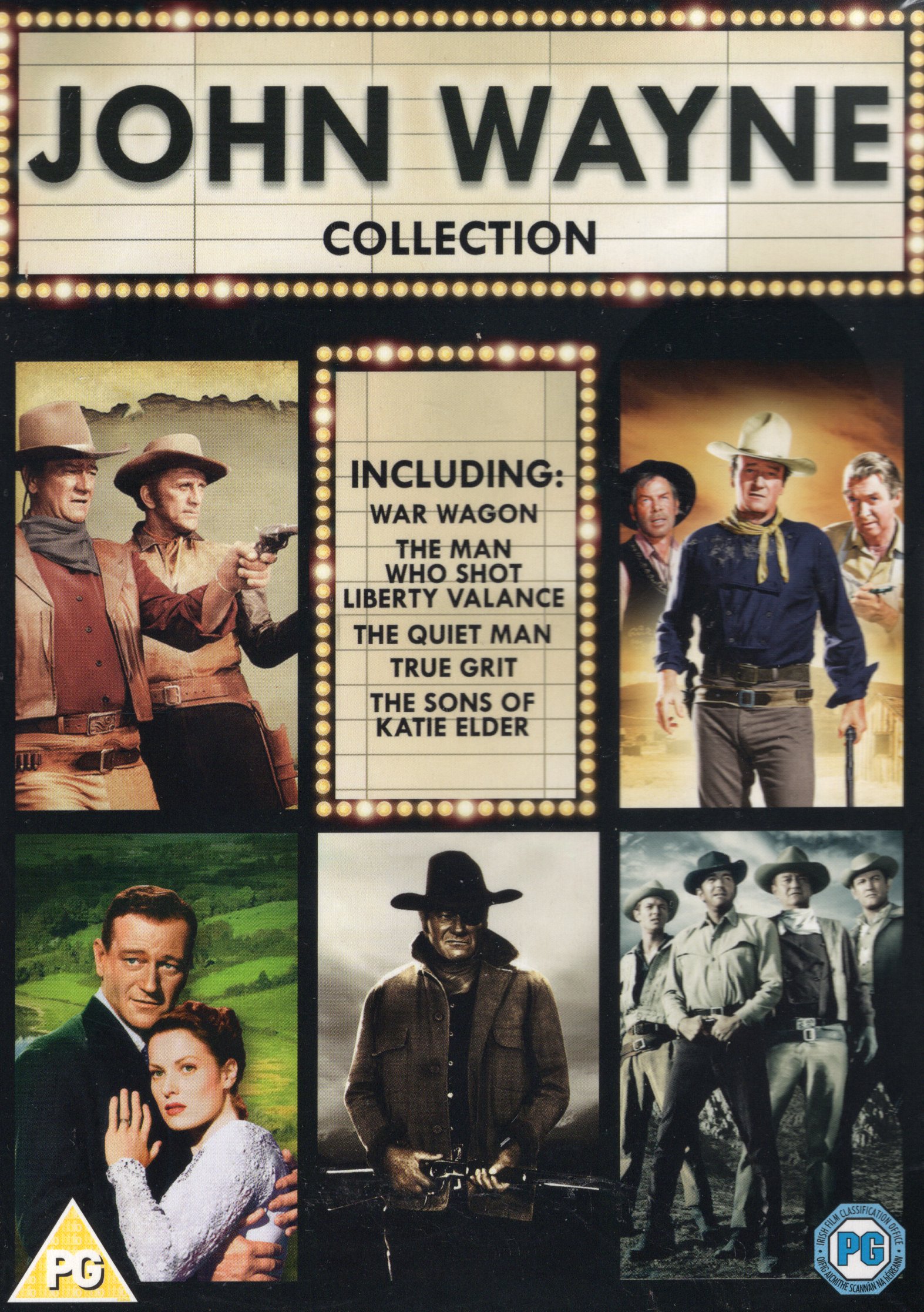 John Wayne Collection - 5 Films (ej svensk text Quiet Man)