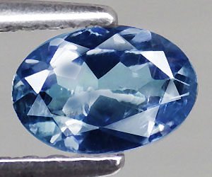 Piedra preciosa de tanzanita natural genuina de alta calidad rara de 0,52 ct