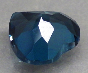 Piedra preciosa de topacio azul de Londres natural genuina de lujo de 2,09 ct - 2