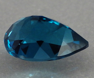 Piedra preciosa de topacio azul Londres natural genuina de lujo de 1,58 quilates - 2