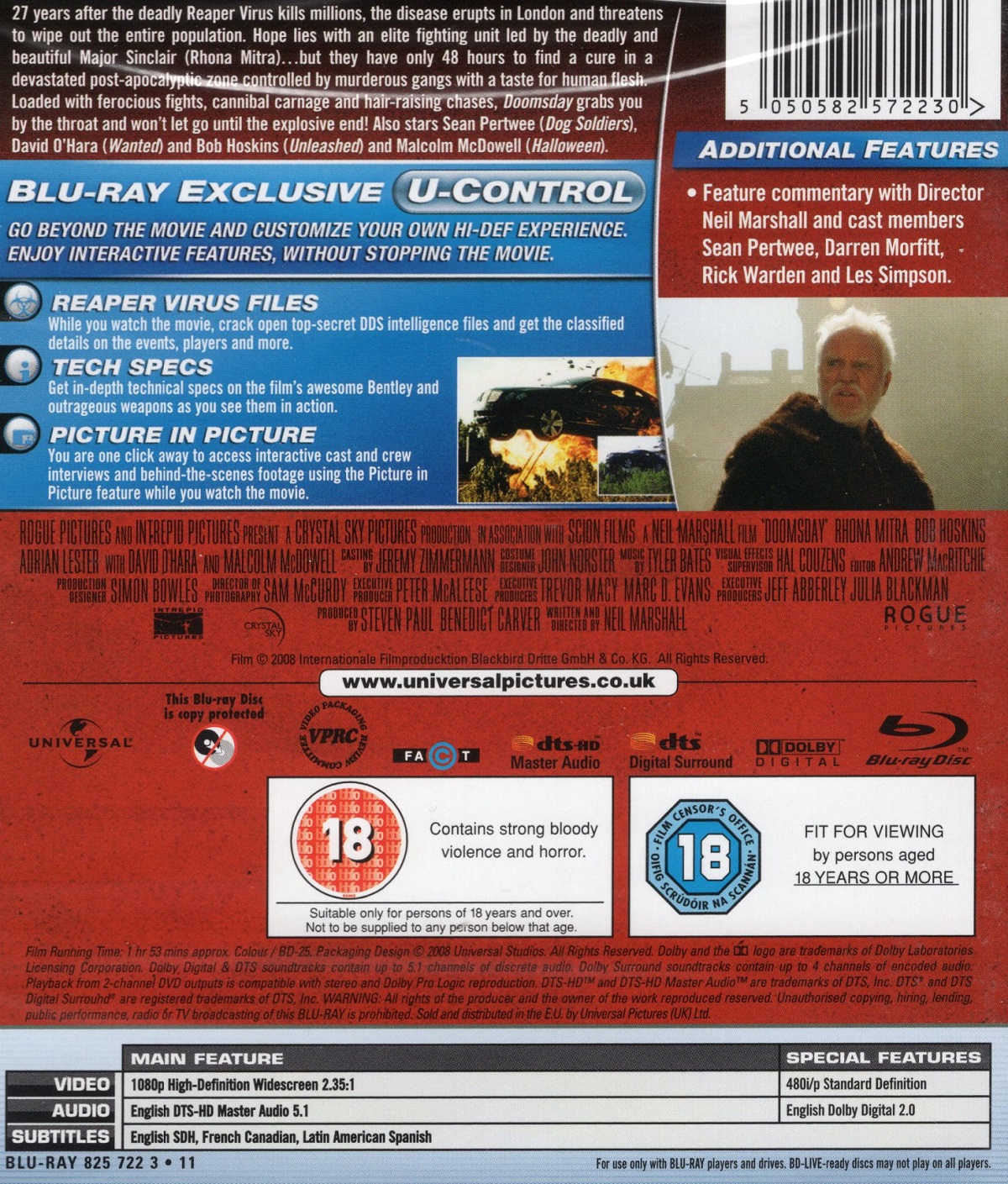 Doomsday (ej svensk text) (Blu-ray) - 2