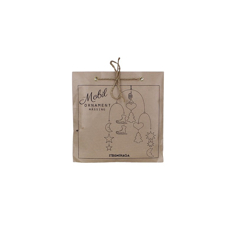 Mobile - Ornament - Brass - 30x47 cm - 3