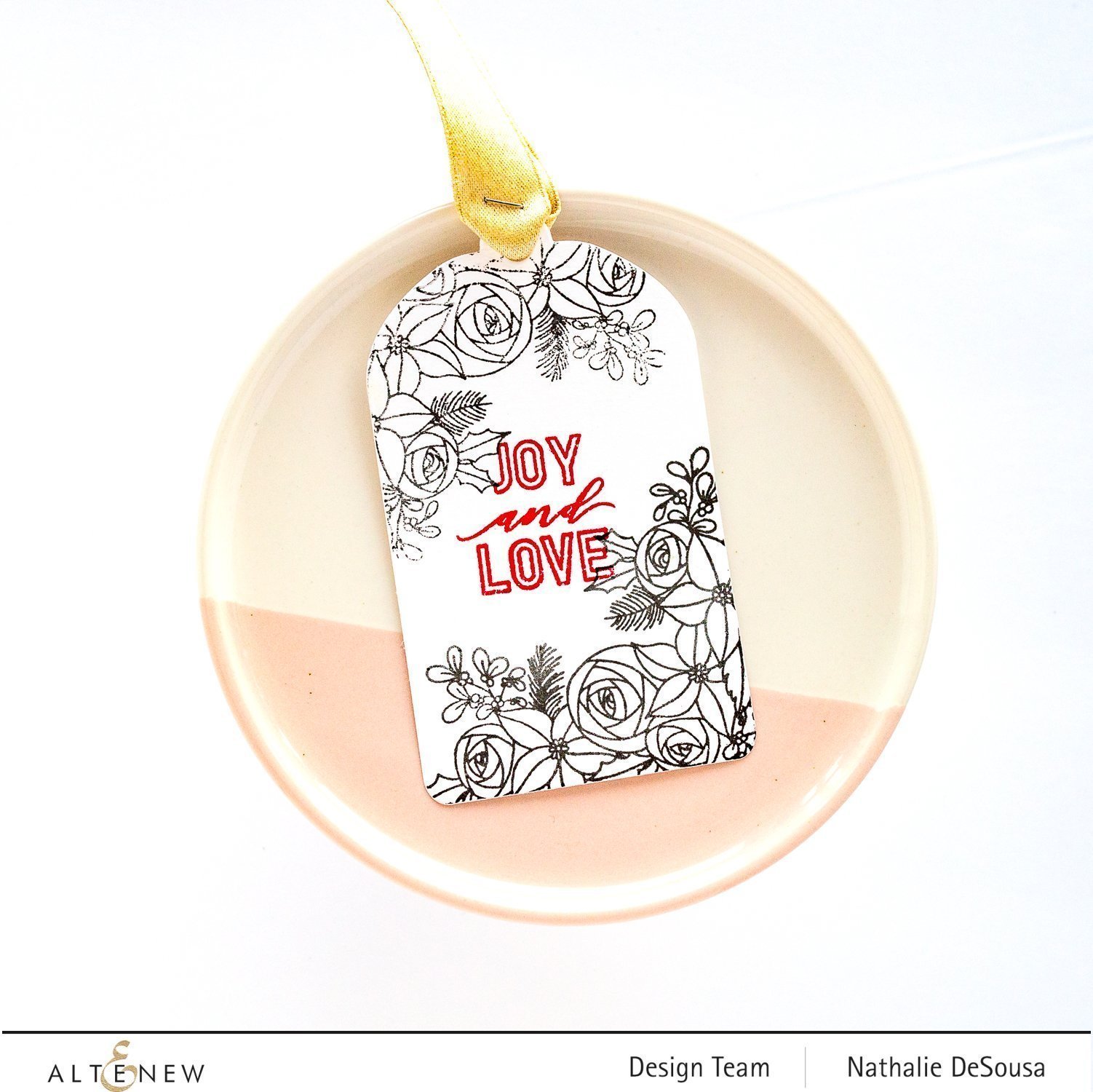 ALTENEW -Holiday Tag Sentiments Stamp Set - 4