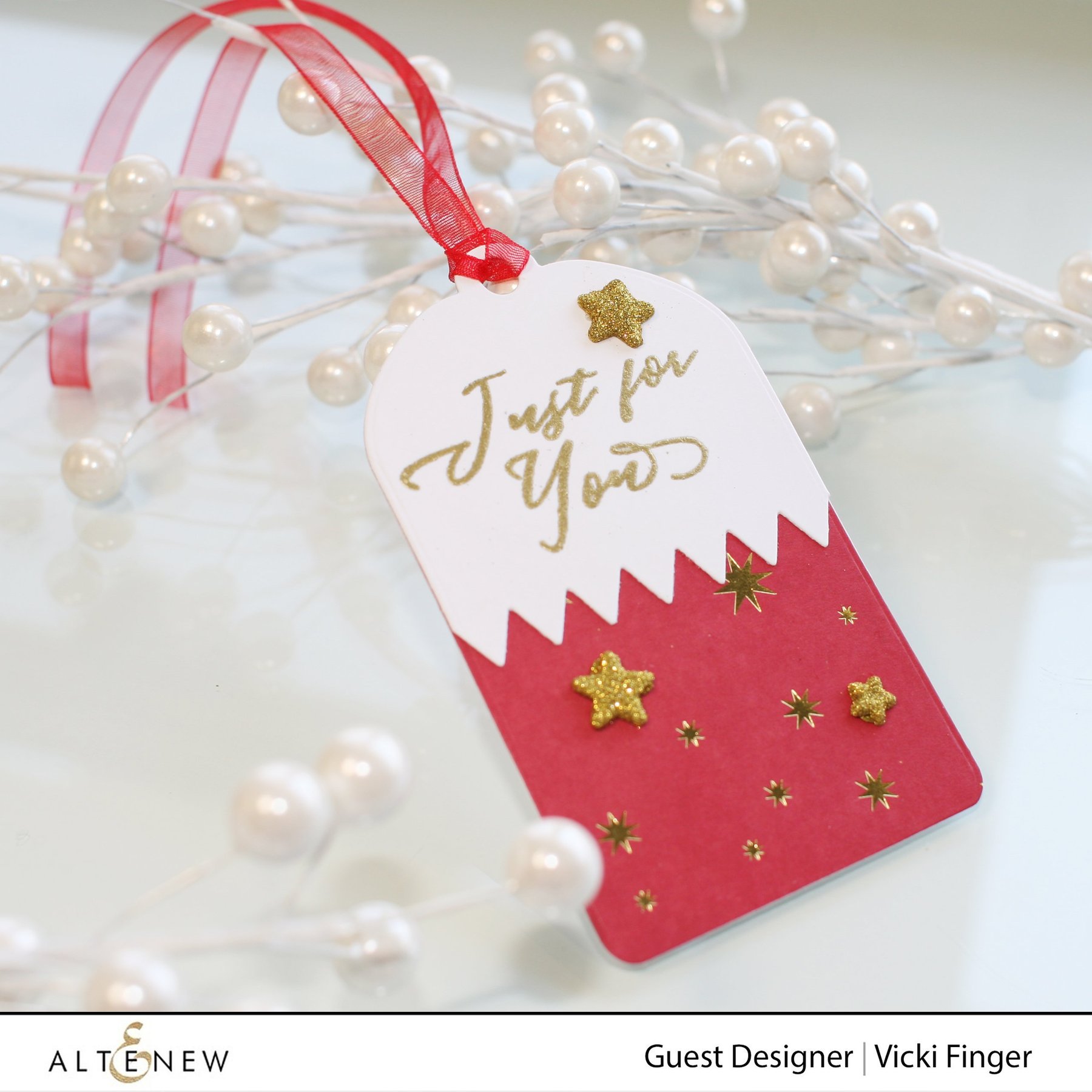 ALTENEW -Holiday Tag Sentiments Stamp Set - 13