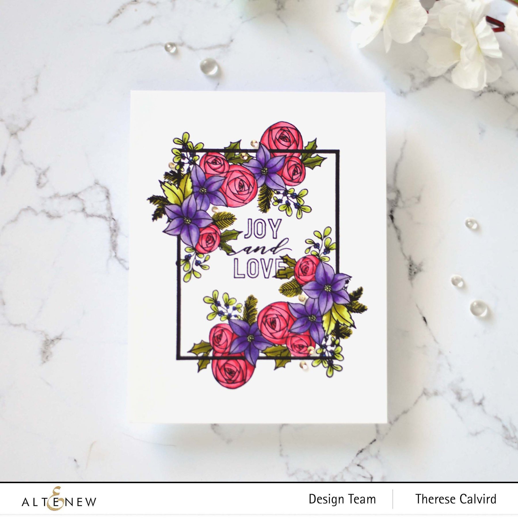 ALTENEW -Holiday Tag Sentiments Stamp Set - 12