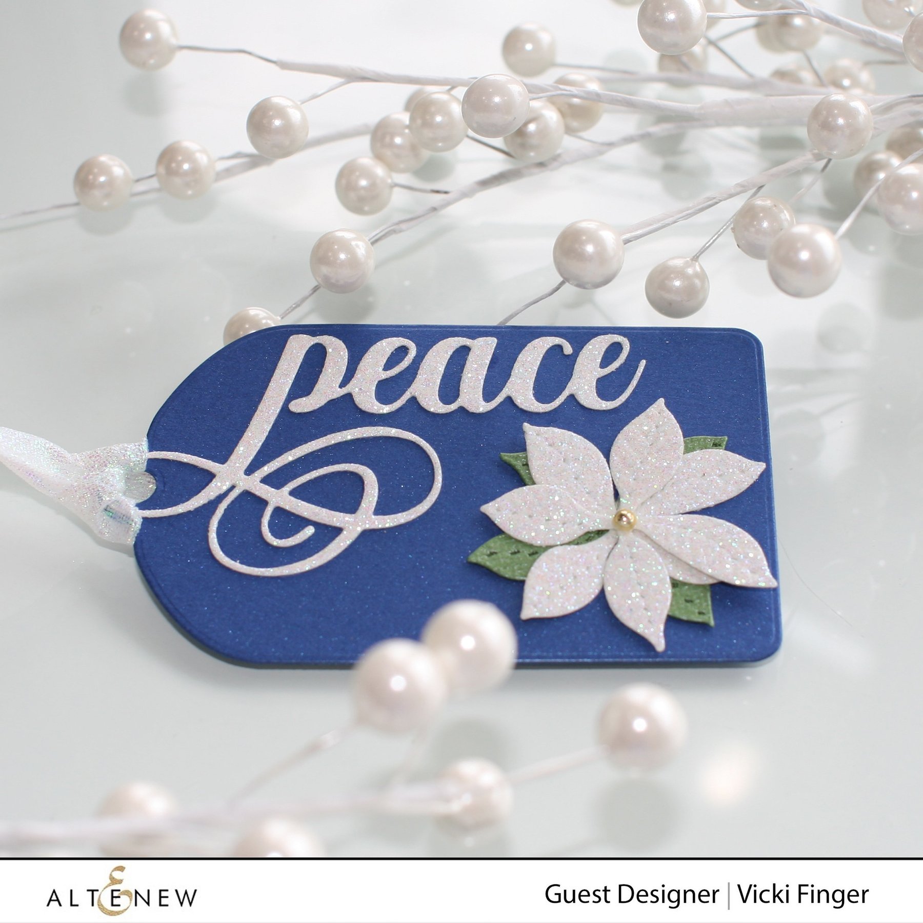 ALTENEW -Holiday Tag Sentiments Stamp Set - 16