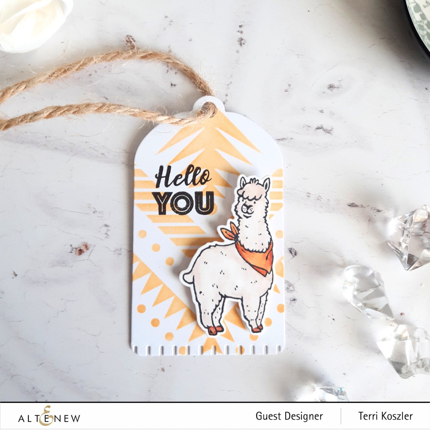 ALTENEW -Holiday Tag Sentiments Stamp Set - 10