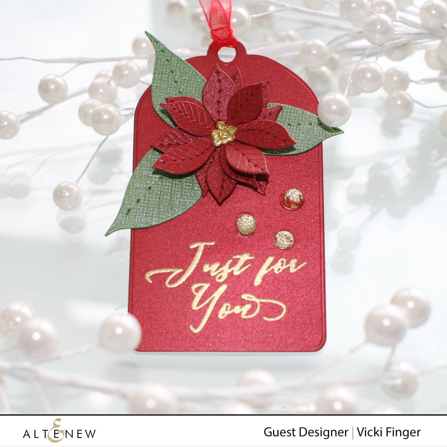 ALTENEW -Holiday Tag Sentiments Stamp Set - 15