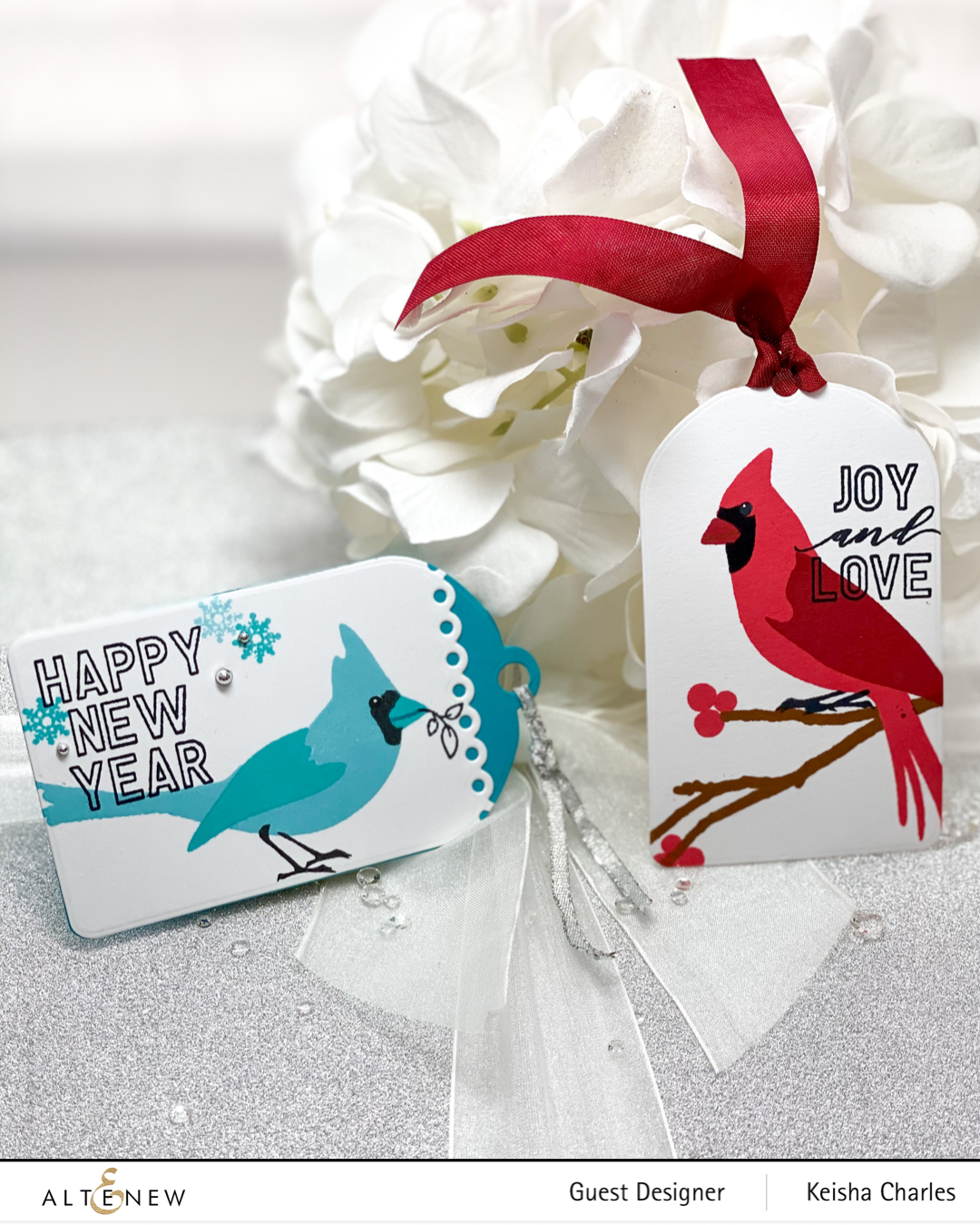 ALTENEW -Holiday Tag Sentiments Stamp Set - 3