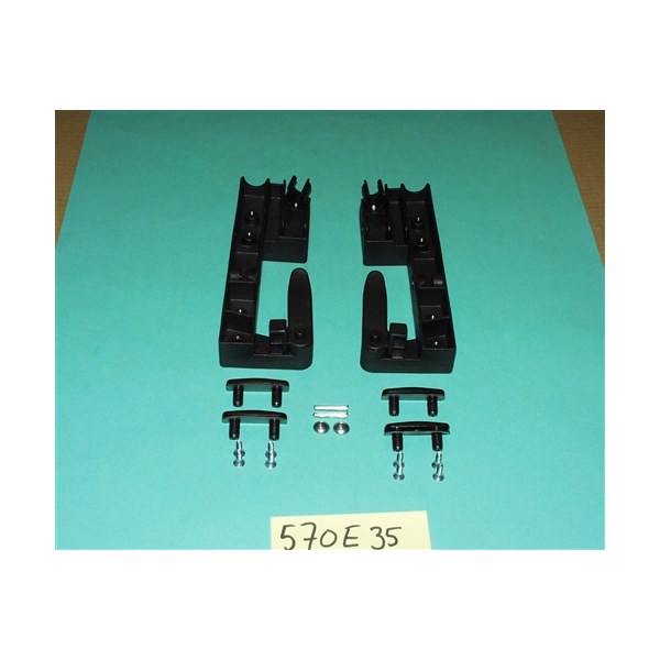 Gasfjäderhållare H+V till Heki 2, inkl byglar och skruv