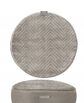 Milk & Pepper Saint Germain Round Dog Bed