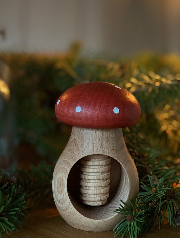 Nutcracker Toadstool - Wood