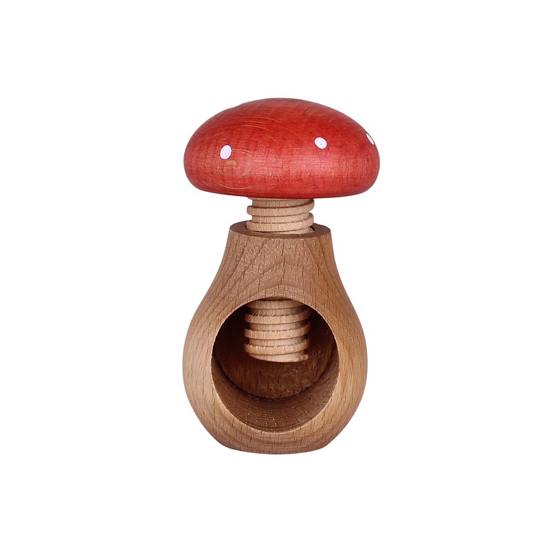 Nutcracker Toadstool - Wood - 7