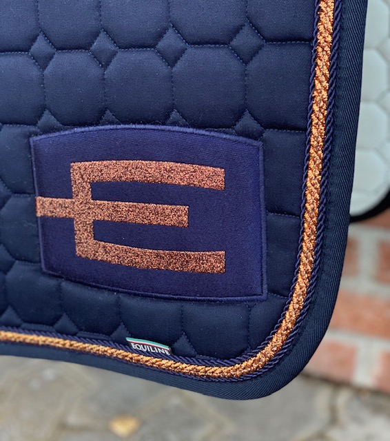 Equiline schabrak E-logga marin koppar - 2