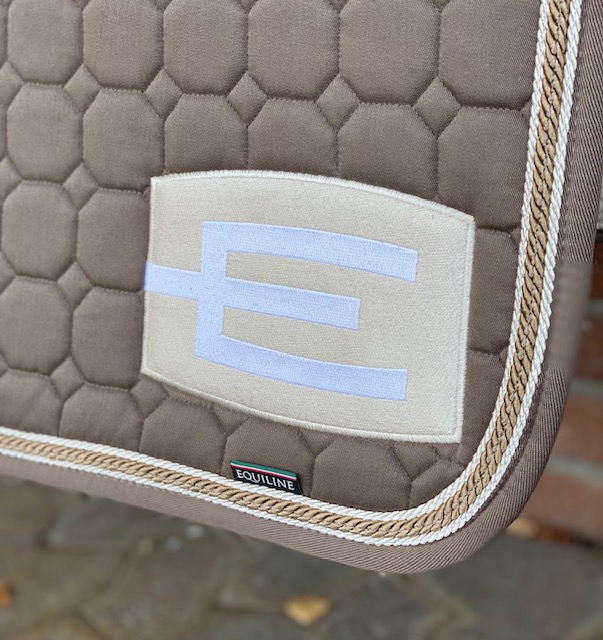 Equiline schabrak E-logga cappuccino beige - 2