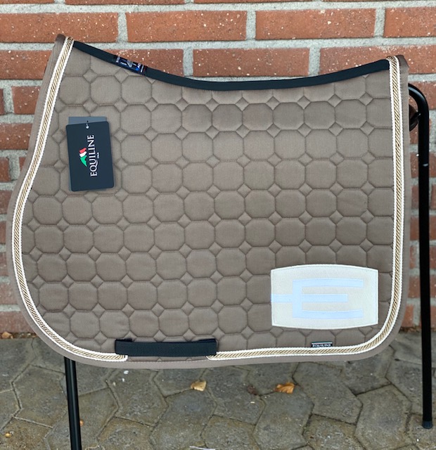 Equiline schabrak E-logga cappuccino beige