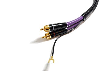 Melodika - 2xRCA PHONO cable for turntable with a grounding wire 