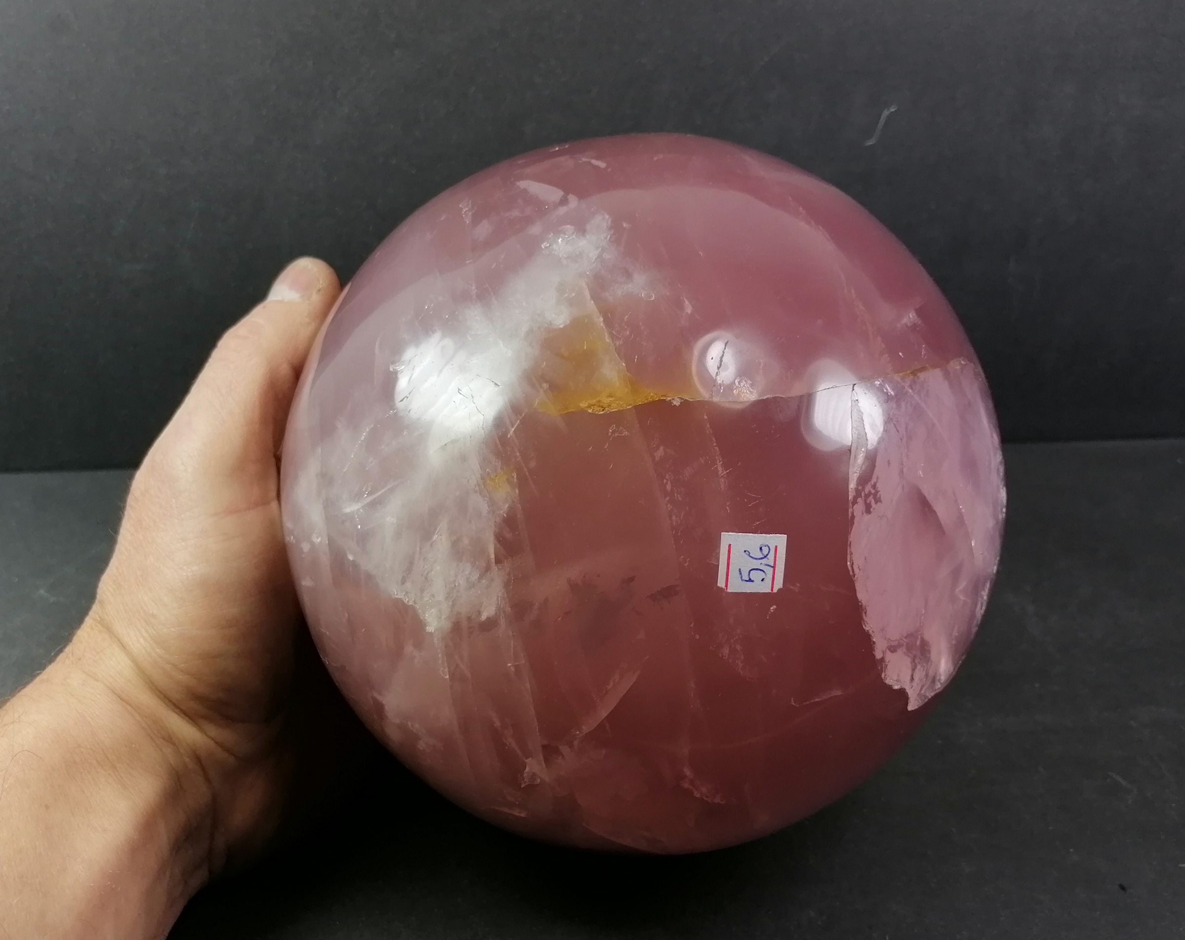Rosenkvarts Klot  - 5,6kilo - 2