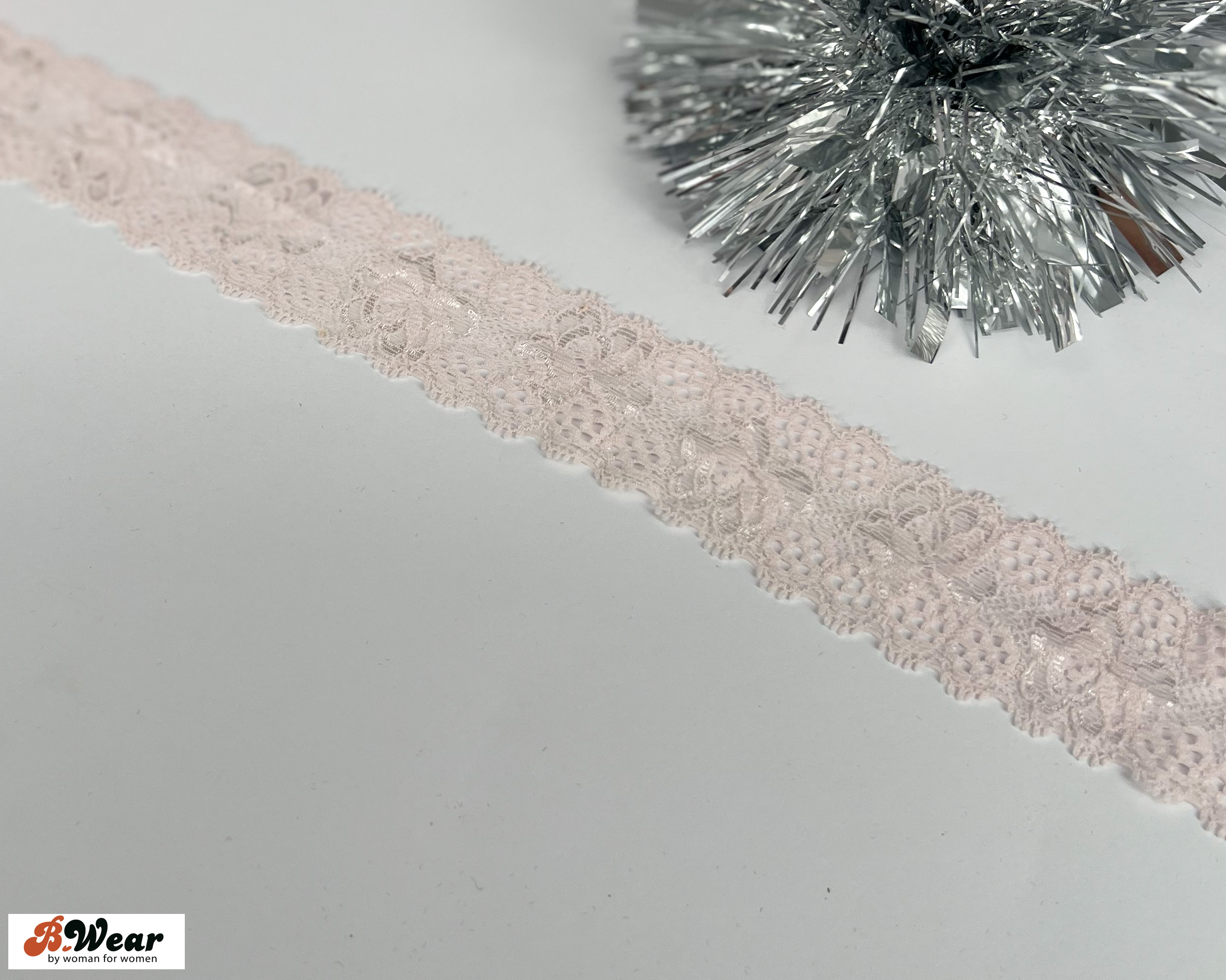Stretch lace in Pink
