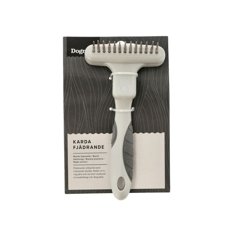 Karda fjädrande Grå 16,5cm - 2
