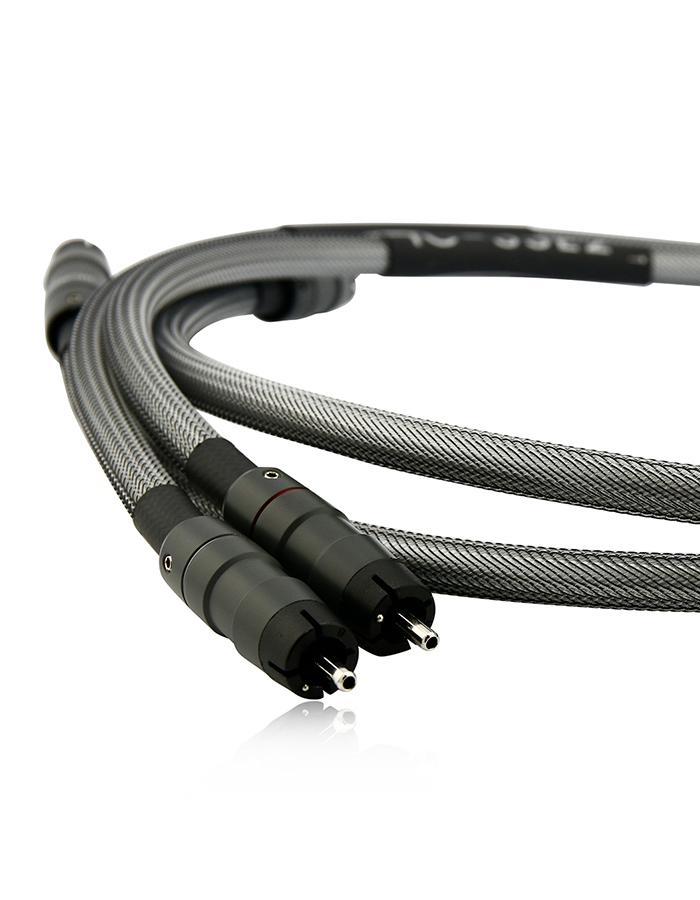 AAC IC-3 SE2 Interconnect Cable Pair Rhodium RCA - 3