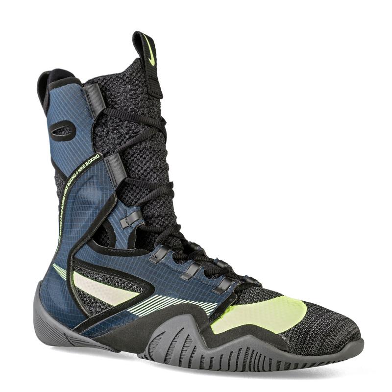 Nike HyperKO 2.0 Boxsko, Svart/blå - 2