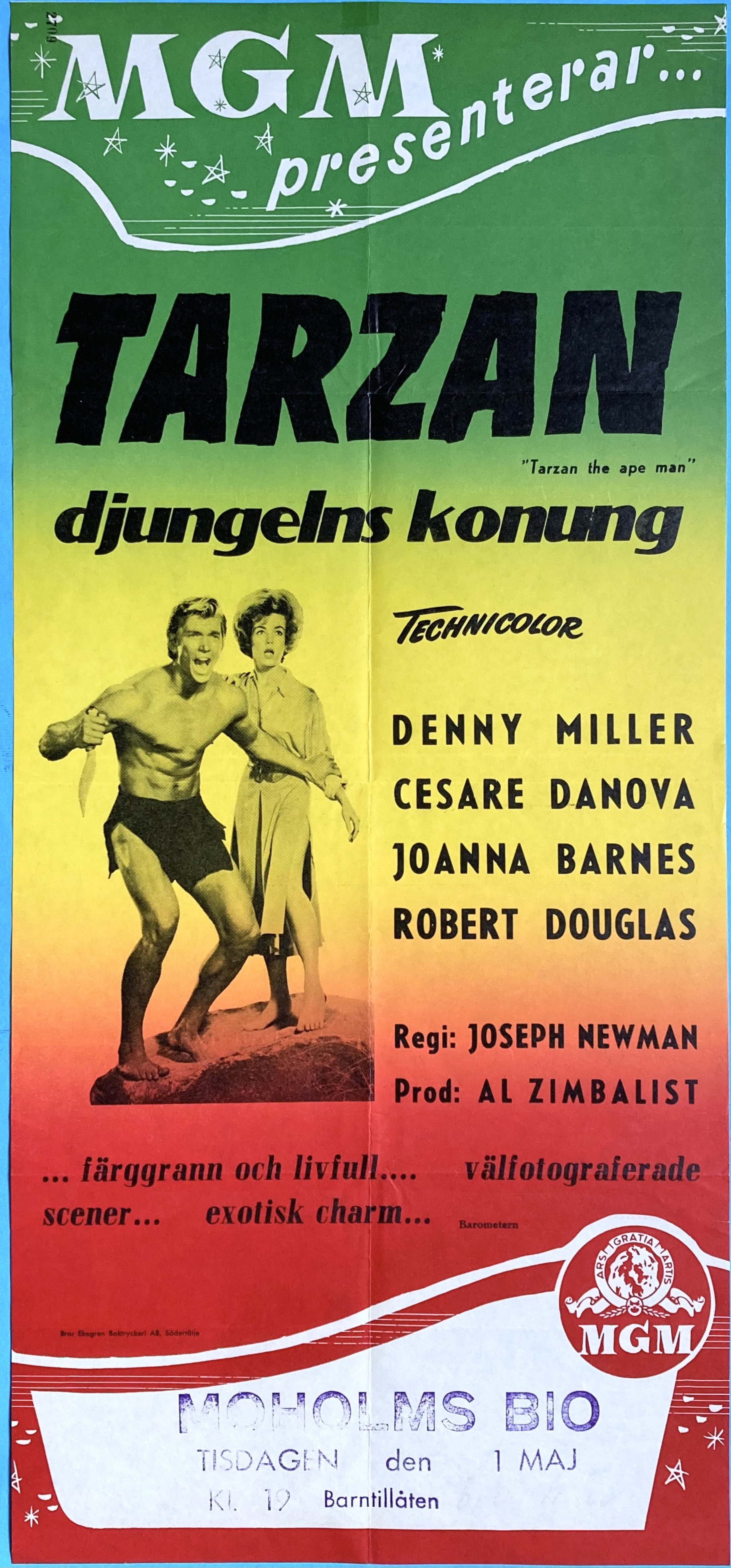 TARZAN,  THE APE MAN (1959)