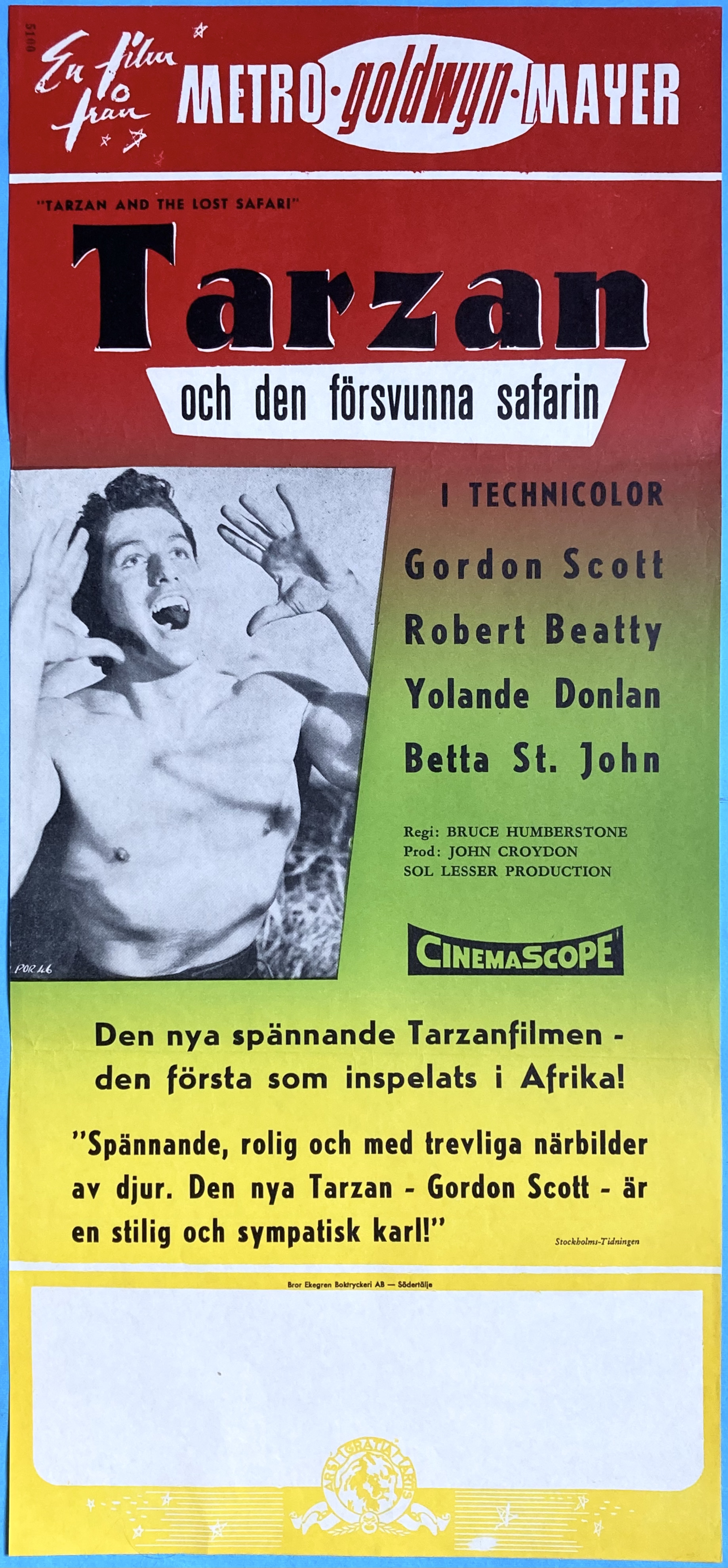 TARZAN AND THE LOST SAFARI (1957)