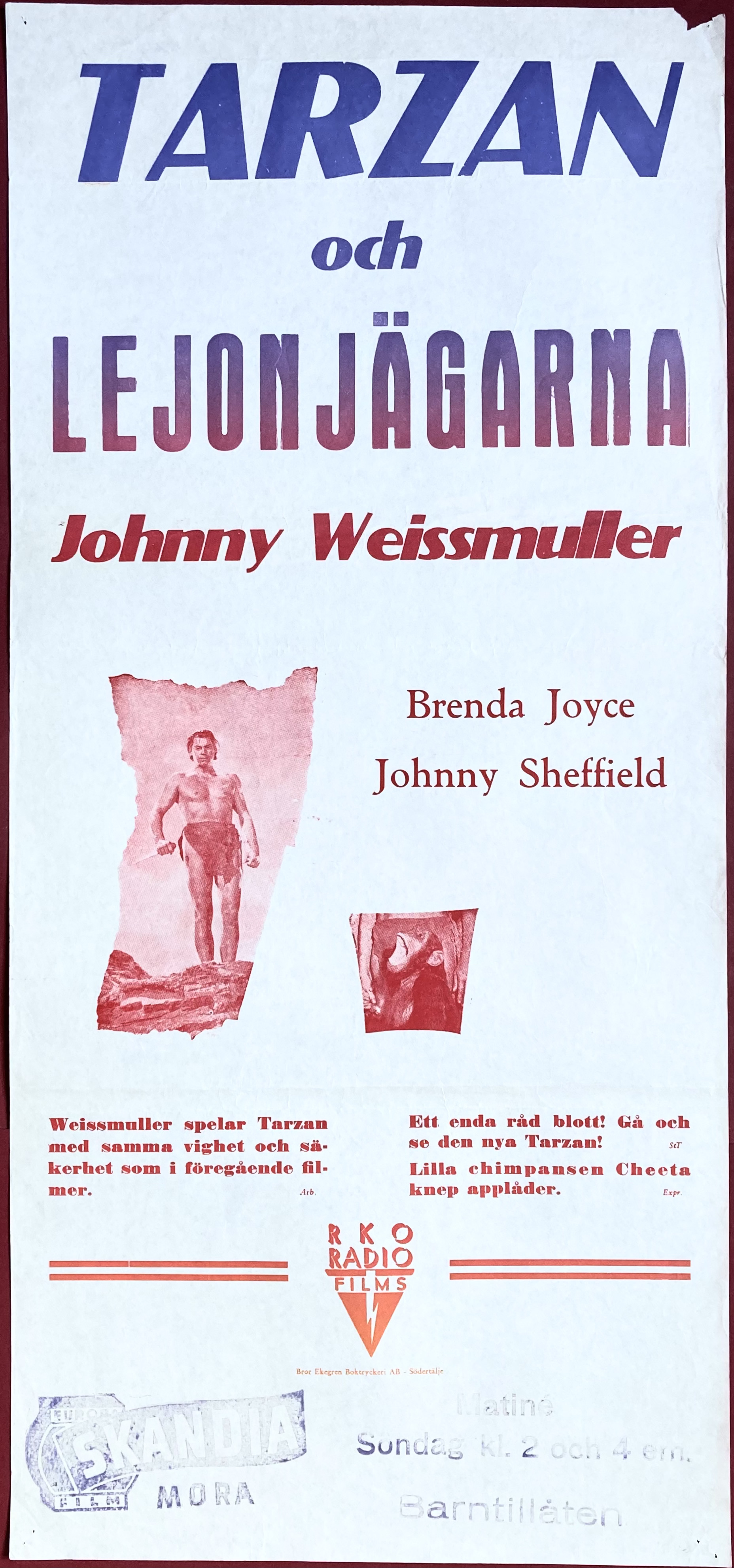 TARZAN OCH LEJONJÄGARNA (1947)