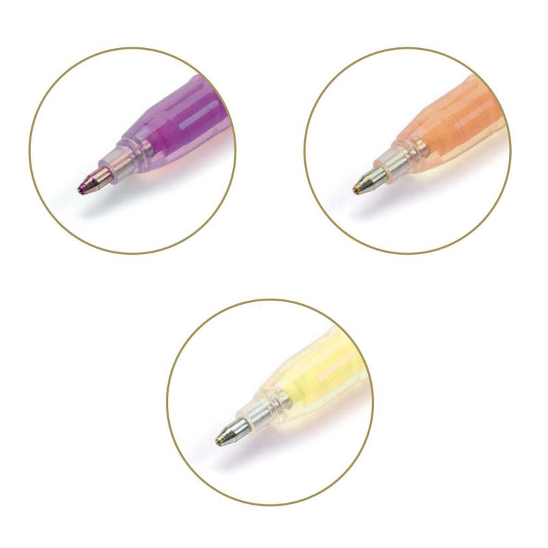 6 pastel gel pens Rainbow - Djeco - 2