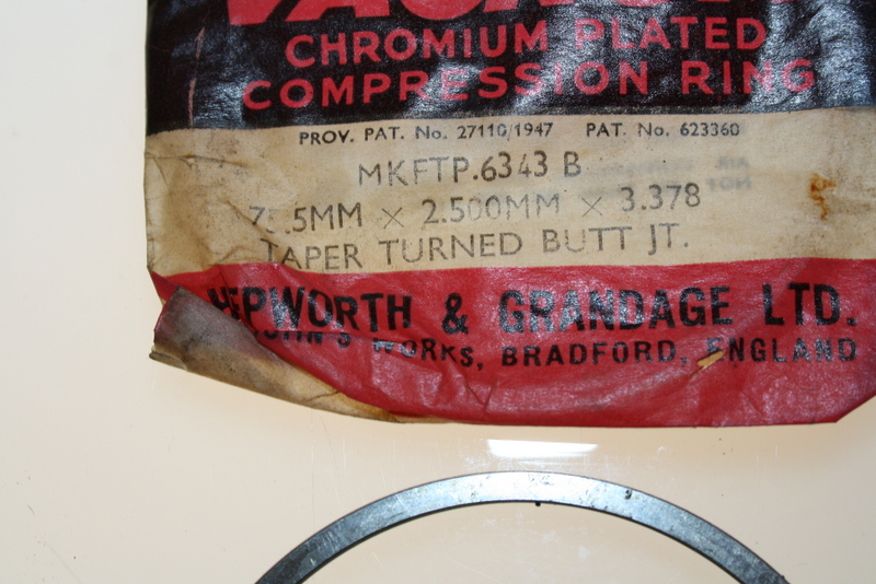 Kolbenring 75,5x2,500 NOS Hepolite - 2