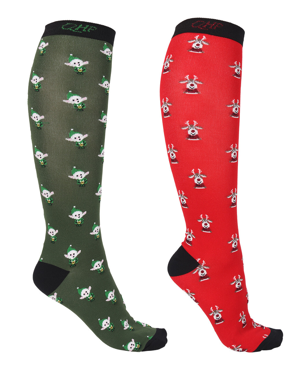 Ridstrumpa Jul Elf/Rudolf 2-pack