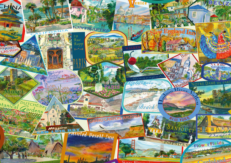 Travel Sticker 1000 Bitar Schmidt