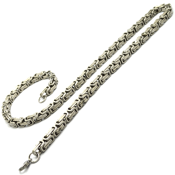 Halskette Thor Hammer Viking De Lux XL Komplett mit King Link. - 7