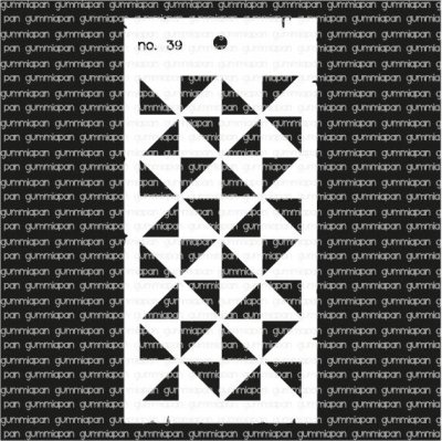 Gummiapan stencil No. 39