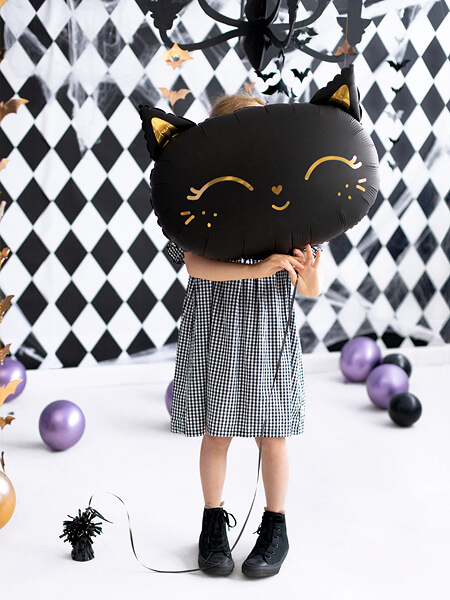 Folieballong | Katt | 48 x 36 cm | Svart 1