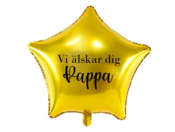 Personlig ballong Vi älskar dig pappa